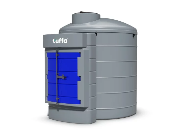 3500 Litre Bunded AdBlue Holding Tank – Tuffa - side view