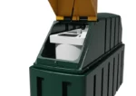 1350 Litre Plastic Bunded Waste Oil Tank Internal Close Up