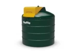 1400 Litre Plastic Bunded Waste Oil Tank - Tuffa Side View