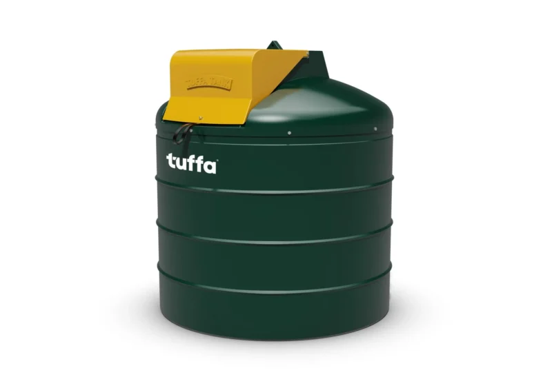 1400 Litre Plastic Bunded Waste Oil Tank - Tuffa Side View