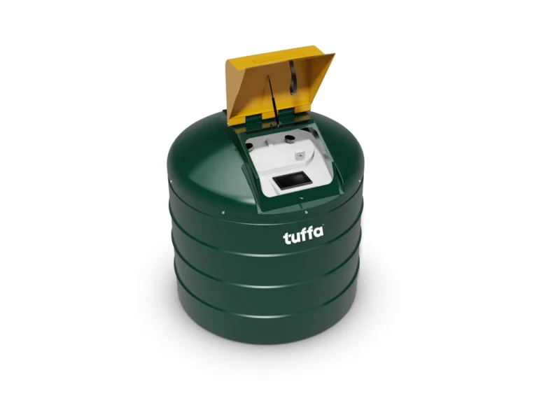 1400 Litre Plastic Bunded Waste Oil Tank - Tuffa Internal