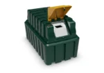 2500 Litre Plastic Bunded Waste Oil Tank - Tuffa Internal