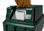 2500 Litre Plastic Bunded Waste Oil Tank - Tuffa Internal Close Up