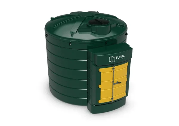6000 Litre Plastic Bunded Waste Oil Tank - Tuffa