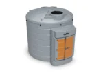 6000 Litre Plastic Bunded Lube Oil Tank - Tuffa