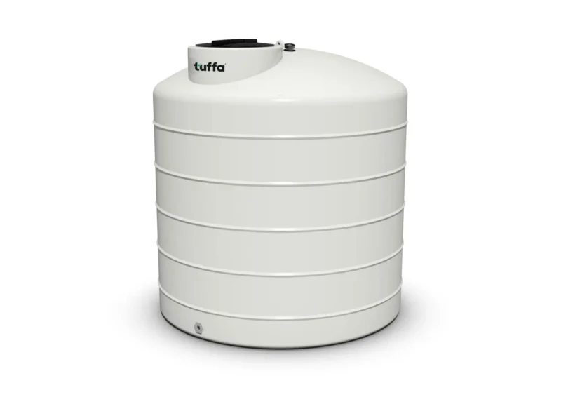 6000 Litre Plastic Molasses Storage Tank - Tuffa Side View