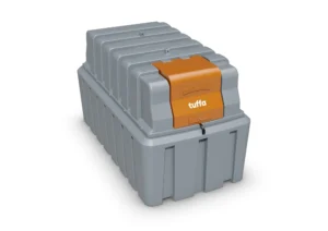 2500 Litre Plastic Bunded Lube Oil Tank - Tuffa