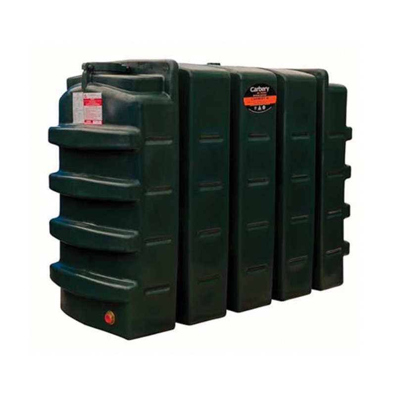 Carbery 1100 Litre Slimline Single Skin Heating Oil Tank
