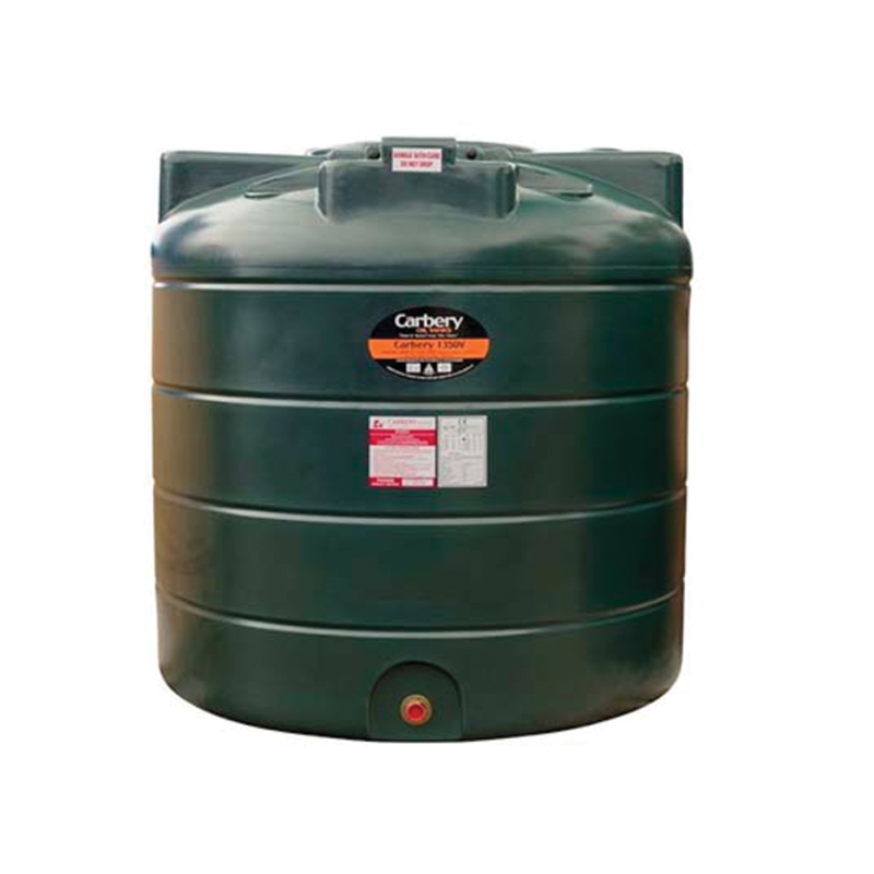 Carbery 1350 Litre Vertical Single Skin Heating Oil Tank