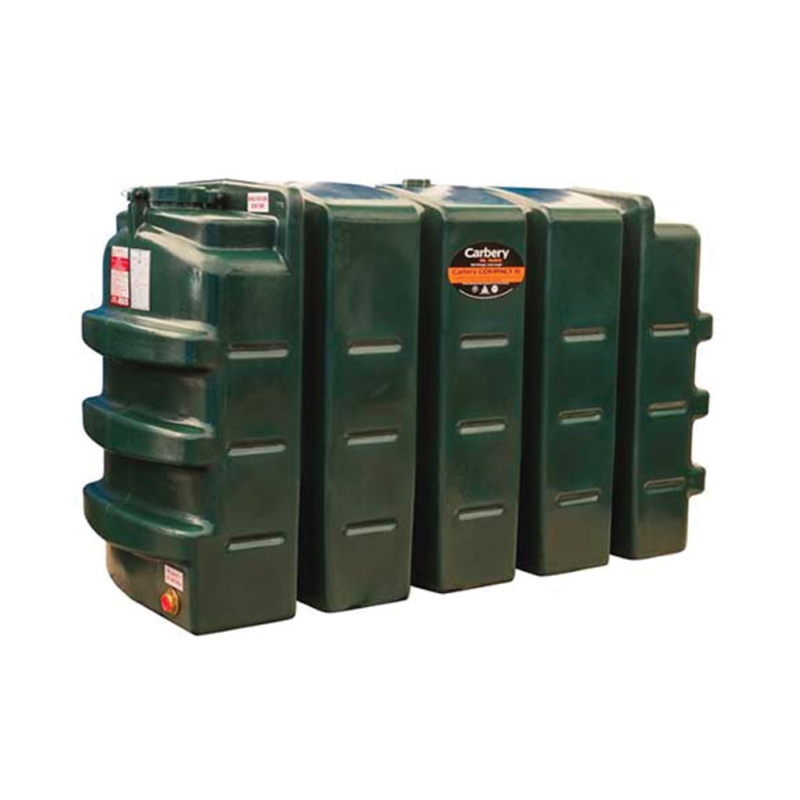 Carbery 900 Litre Slimline Single Skin Heating Oil Tank
